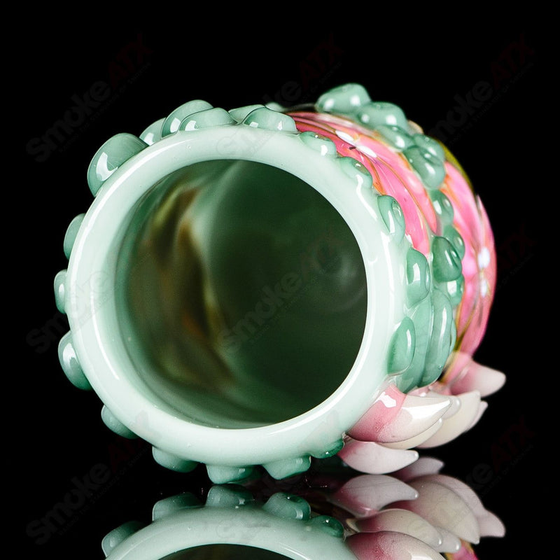 Jade Flower Tentacle Sherlock + Shotglass Set Sarita x Salt Glass - Smoke ATX