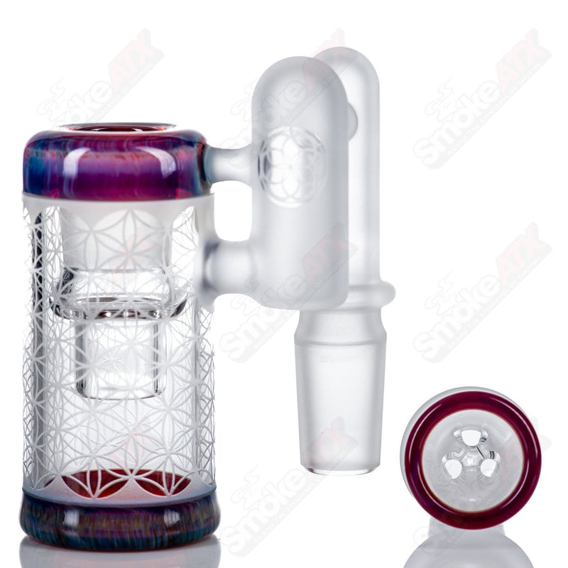 Sacred-G SOL-45 Lace Sphere + DC Set (Amber Purple) SoL Glassworks - Smoke ATX