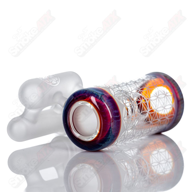 Sacred-G SOL-45 Lace Sphere + DC Set (Amber Purple) SoL Glassworks - Smoke ATX