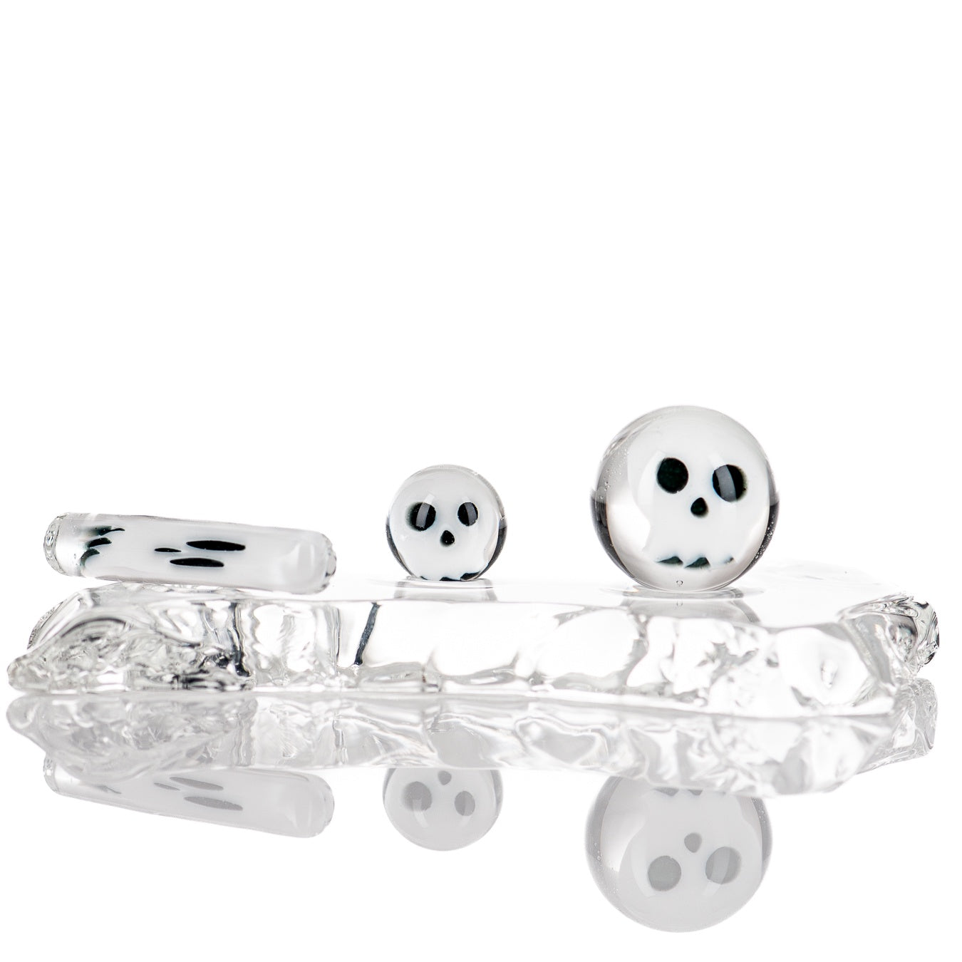 #1 Skull and Bones Slurper Set Indo Glass