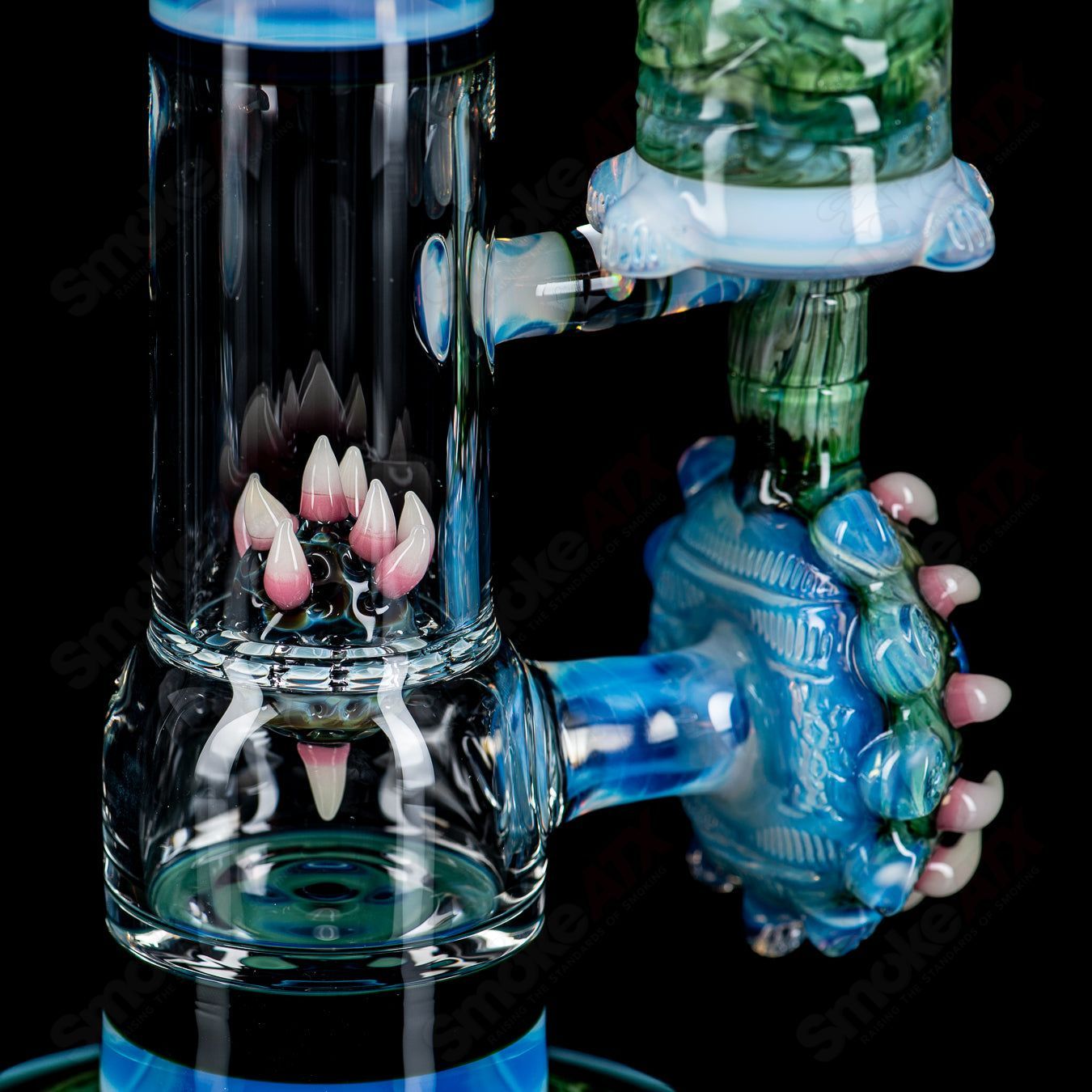 SoL-45 Lace Sphere & Dry Catcher Set by Salt x SoL Glassworks - Smoke ATX 