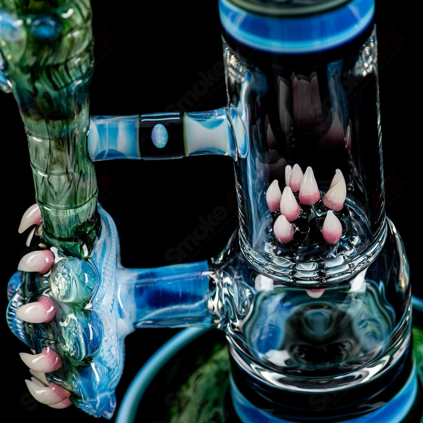 SoL-45 Lace Sphere & Dry Catcher Set by Salt x SoL Glassworks - Smoke ATX 