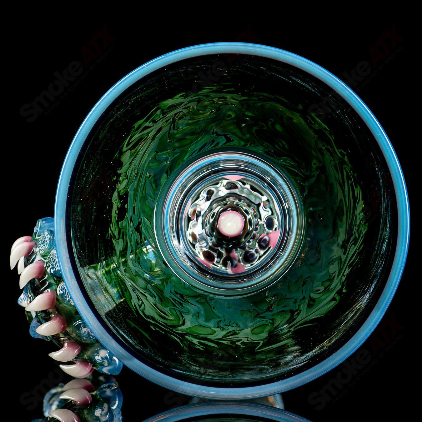 SoL-45 Lace Sphere & Dry Catcher Set by Salt x SoL Glassworks - Smoke ATX 
