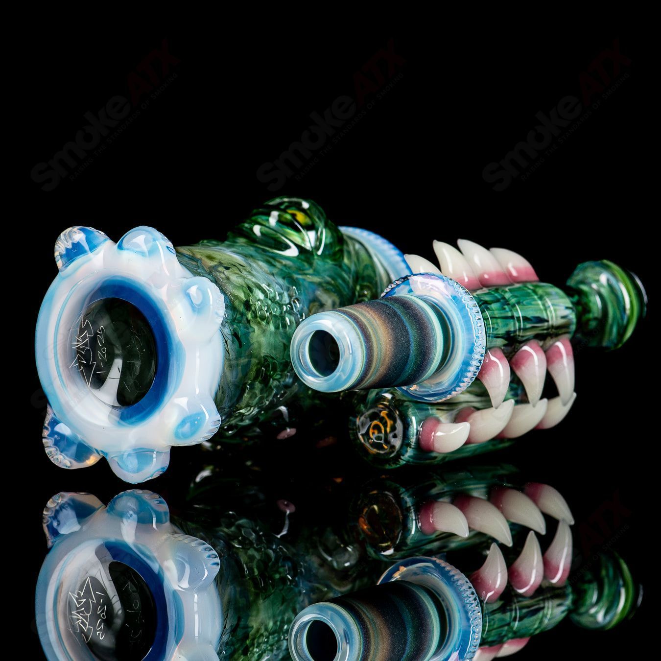 SoL-45 Lace Sphere & Dry Catcher Set by Salt x SoL Glassworks - Smoke ATX 