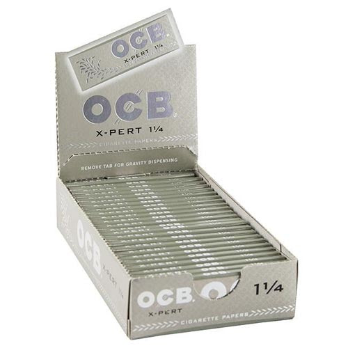 OCB - X-PERT - 1 1/4 - BOX WITH 24 UNITS - Smoke ATX