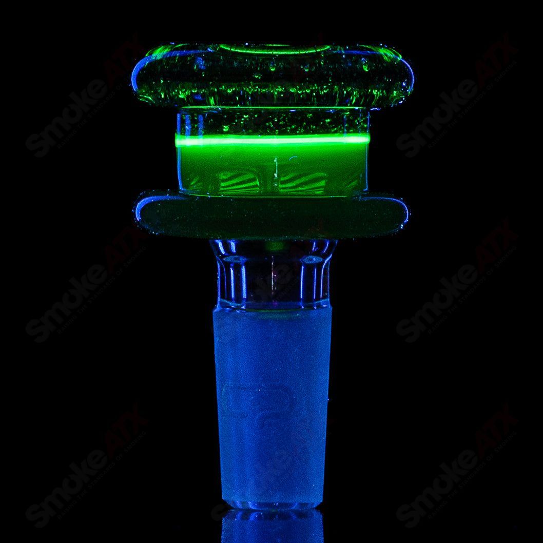 #2 14mm UV Color Elements Multi Hole Bowl Mobius - Smoke ATX