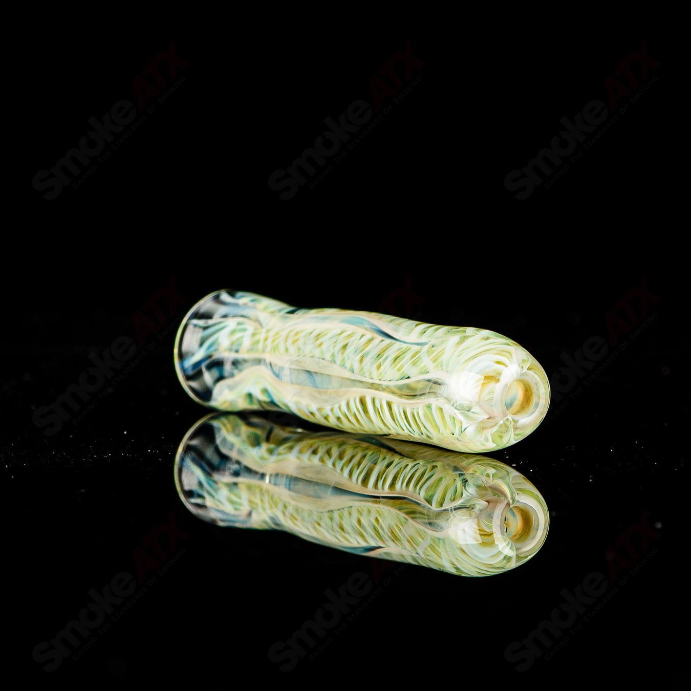 #5 I/O Worked Chillum Signed - JMK Glass - Smoke ATX