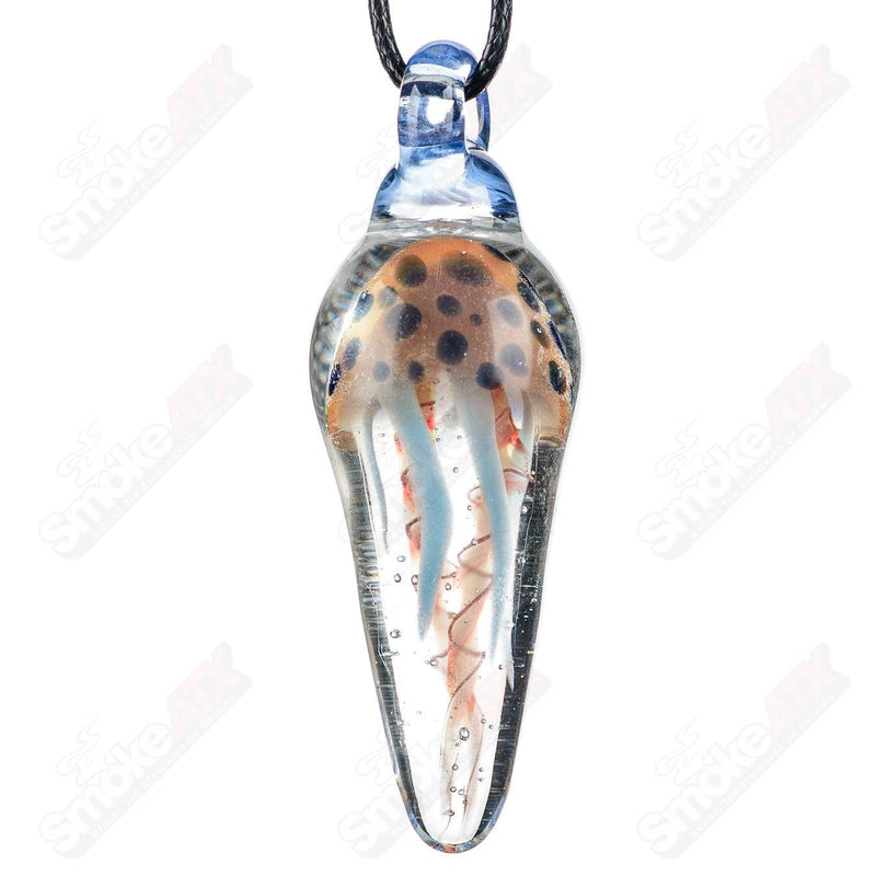 #2 Jellyfish Pendant Torched Earth