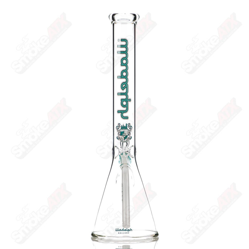 17" 5mm (Teal) Short Beaker Illadelph - Smoke ATX