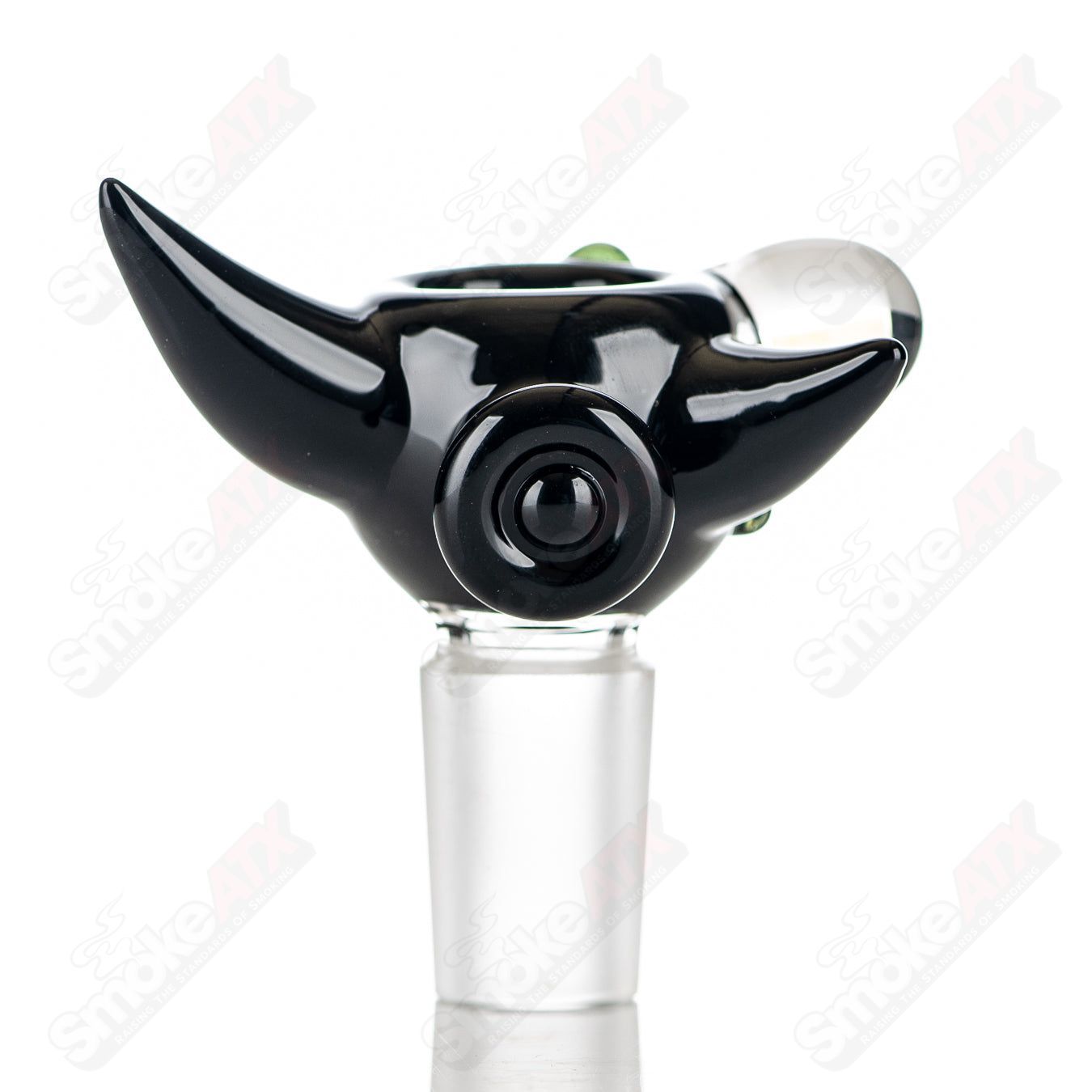#7 19mm Full Color Worked Horn Milli Bowl JMass - Smoke ATX