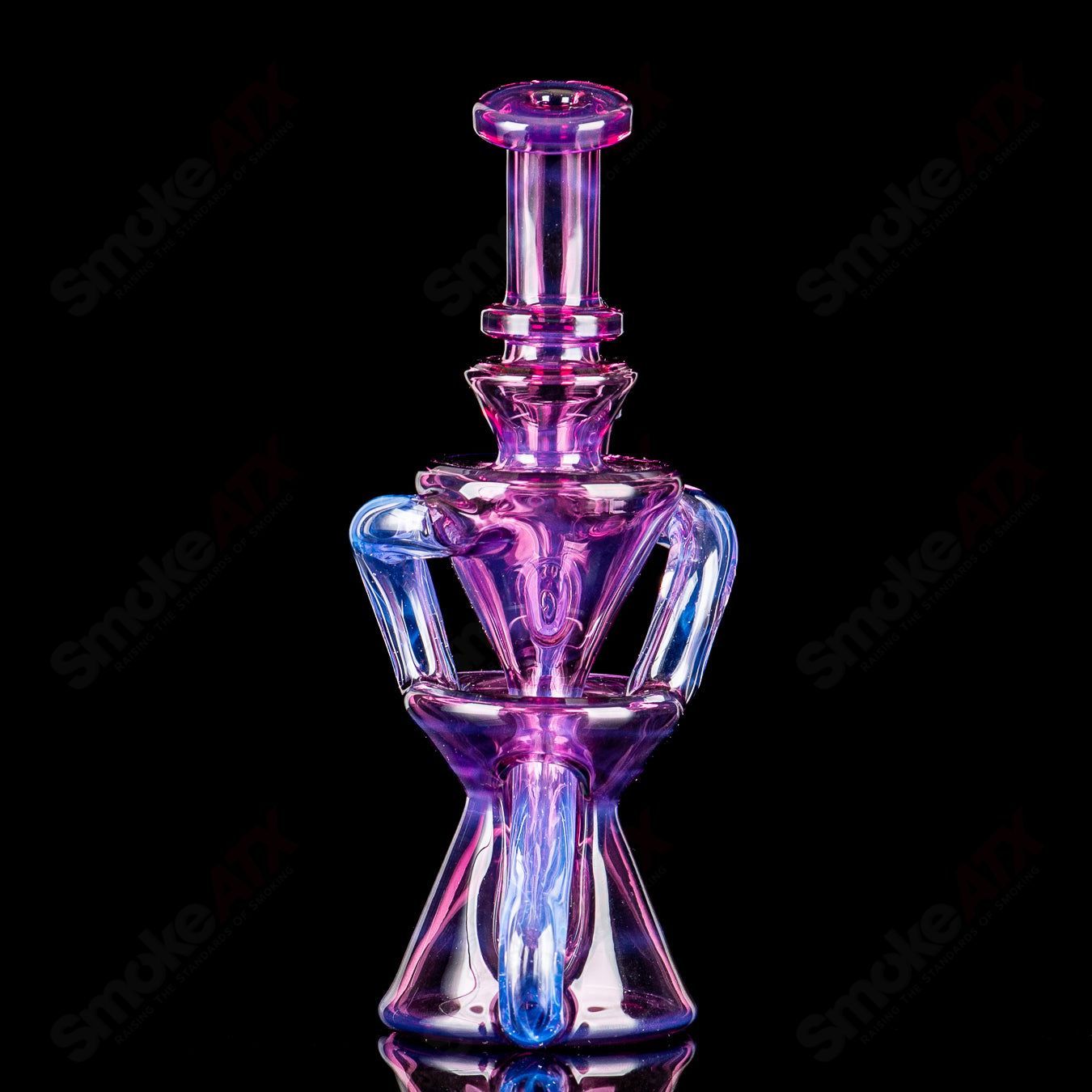 #2 Mini Two & Through Recycler Captn Chronic - Smoke ATX