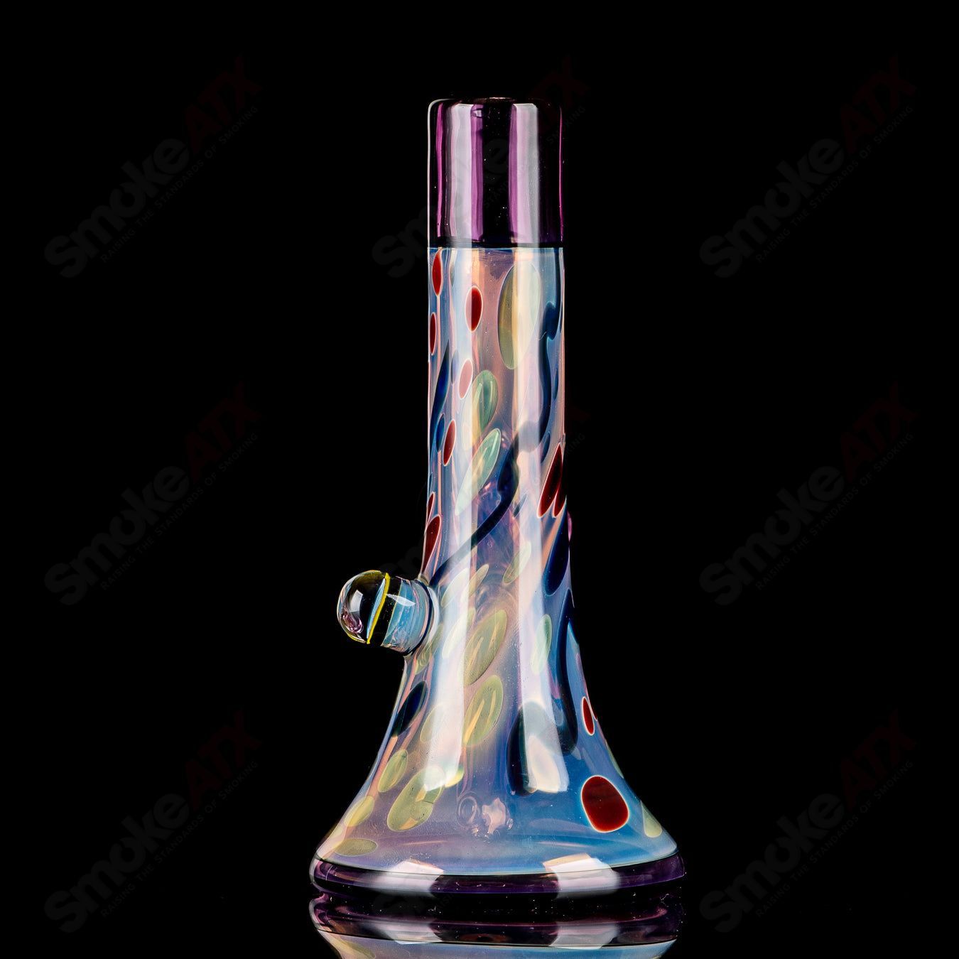 Dragon Eye Fumed Rig Set King Leo Glass - Smoke ATX