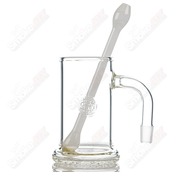 Clear Bangin Mug w/ Q-Tip Straw Surf Rat Glass - Smoke ATX