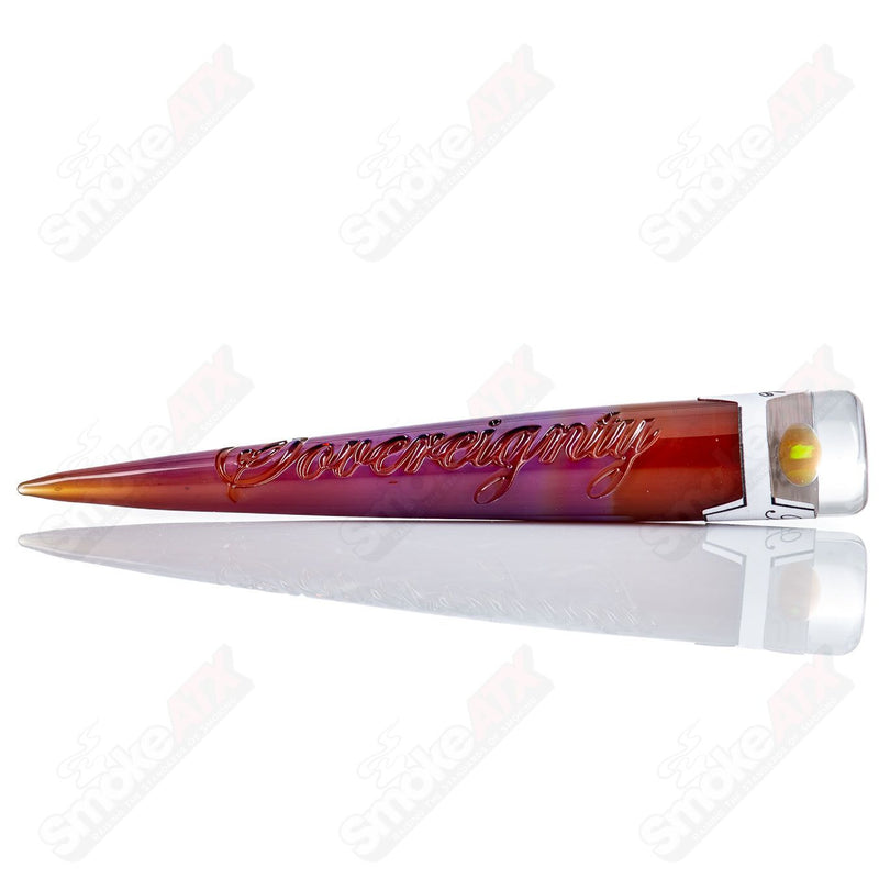 Opal Accent Spiral Poker Tool (Amber Purple X Lava) Sovereignty Glass - Smoke ATX