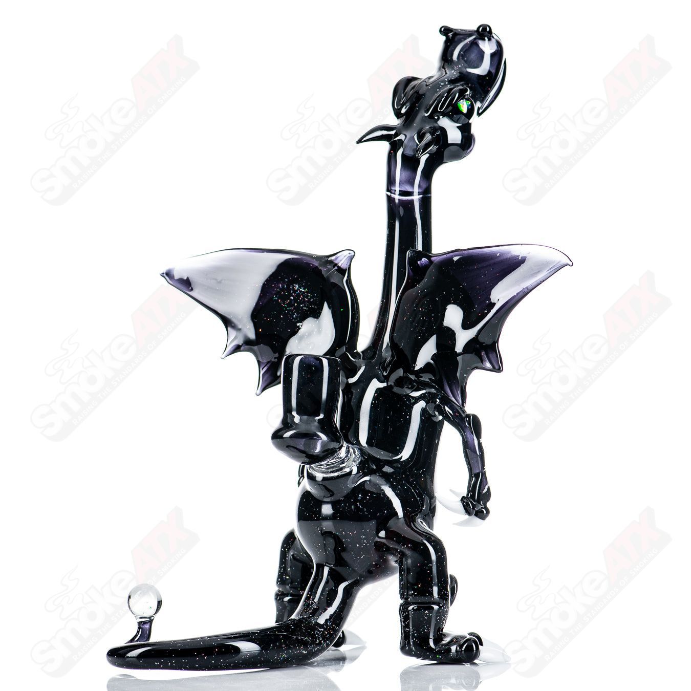Crushed Opal Dragon Hendy Glass - Smoke ATX 