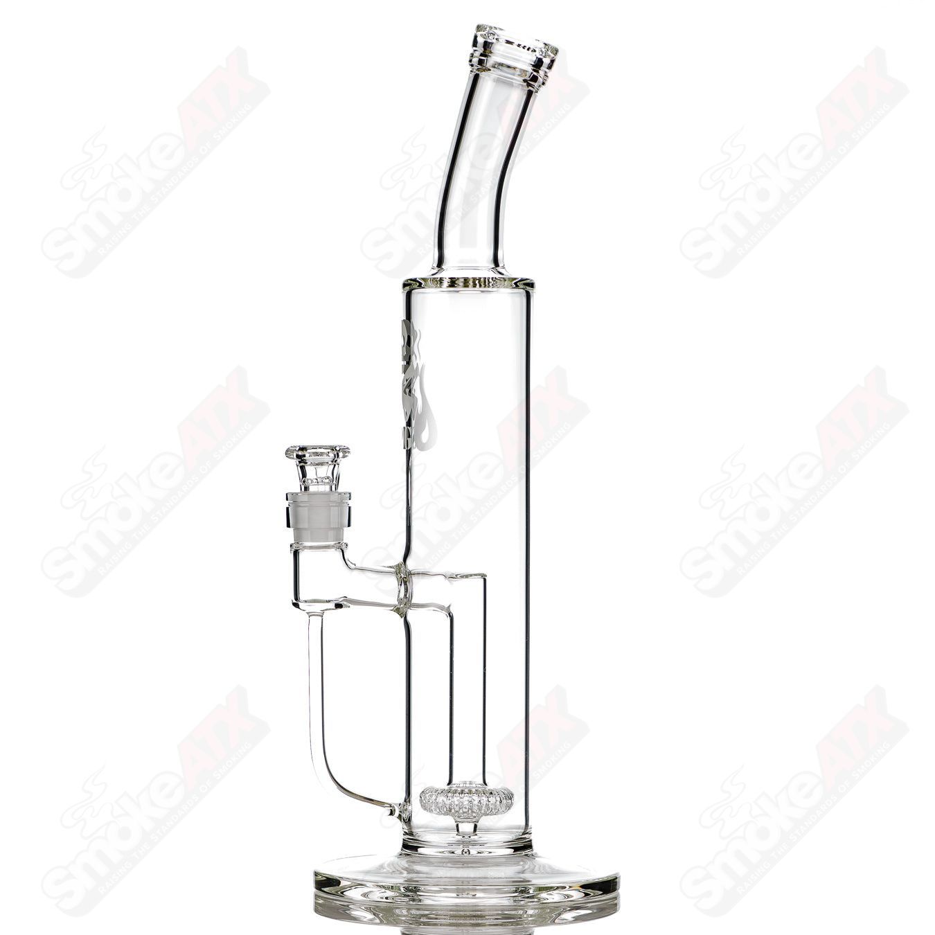 15in Clear Bent Neck Cutlass SPG - Smoke ATX
