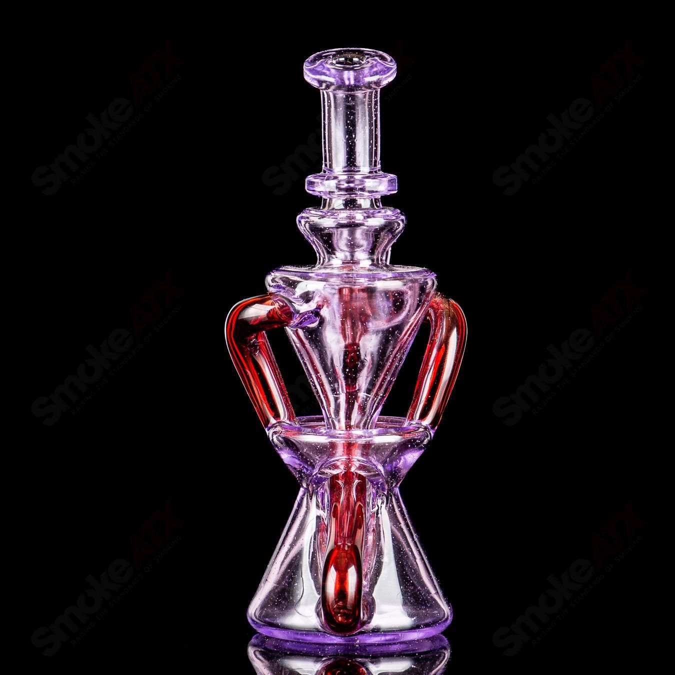 #1 Mini Two & Through Recycler by Captn Chronic - Smoke ATX