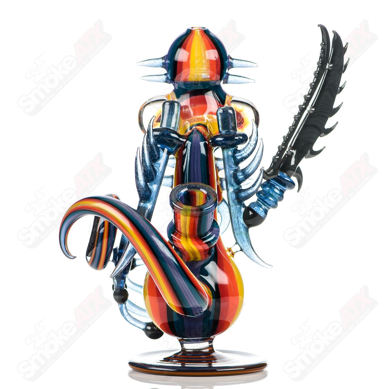 Alien Cthulhu Rig Freeek Glass - Smoke ATX