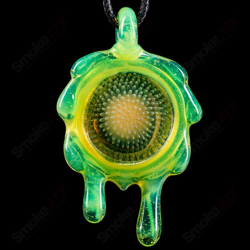 Slime Fume Opal Pendant by Daisuke Saito (Disk of Slop) - Smoke ATX