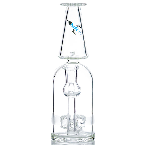 Blue Label Bottle Rocket Bubbler by American Helix - Smoke ATX 