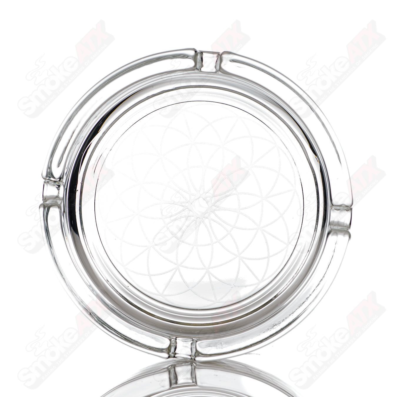 Ashtray Flower of life Pattern Sovereignty - Smoke ATX