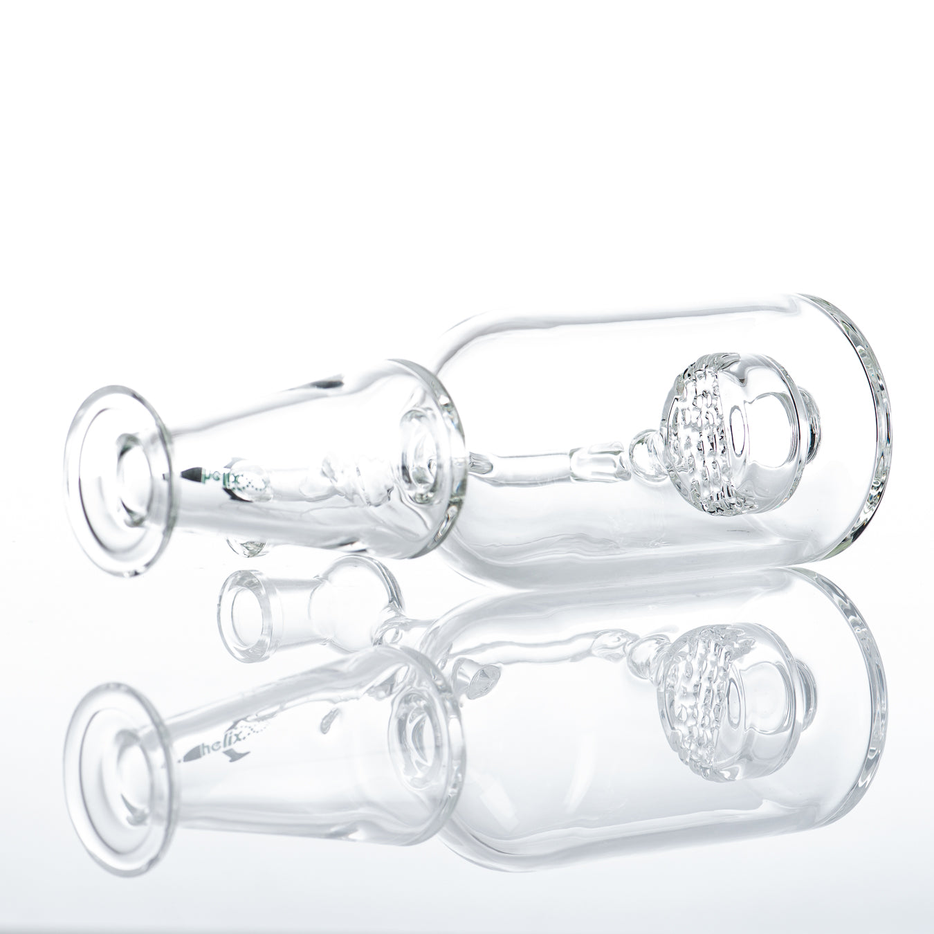 Green Label Bottle Rocket Bubbler by American Helix - Smoke ATX 