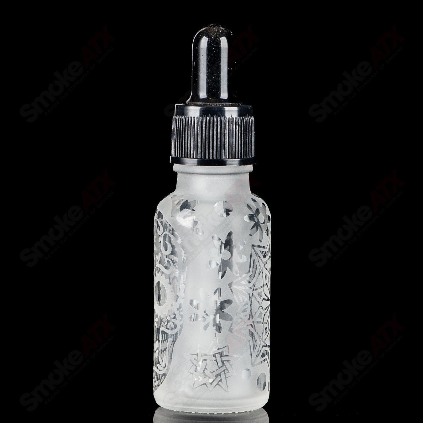 Sandblasted Iso Dropper Fatal Facets - Smoke ATX