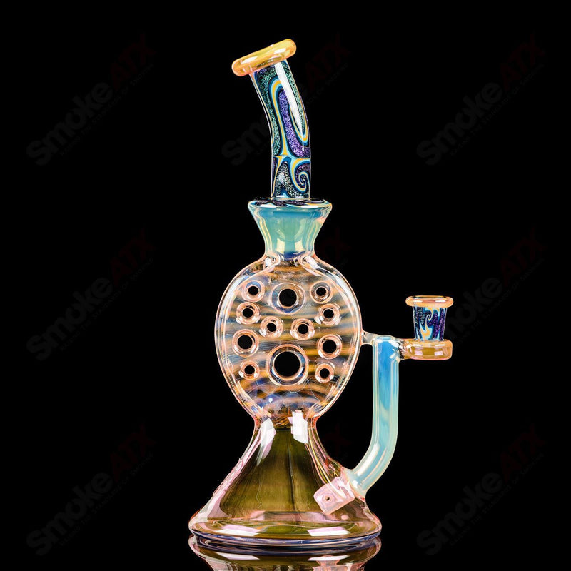 1 of 1 Fume Swiss Oiler Rig Collab W/ Ease Glass - Smoke ATX