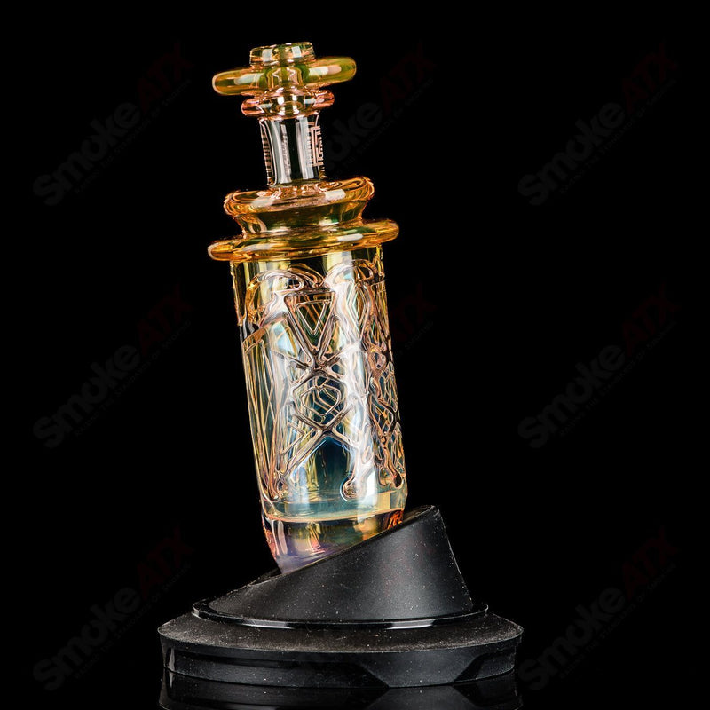 Fumed Columnar (Shatter No.1)  Peak Pro Top Avant Garde Glass - Smoke ATX