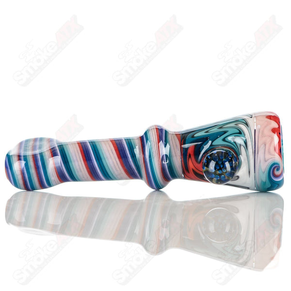 #12 Wig Wag Chillum Katy Wright Glass - Smoke ATX