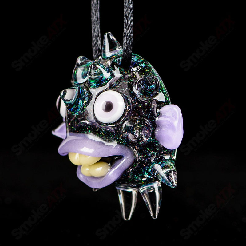#4 Puffer Pendant Chadd Lacy Glass