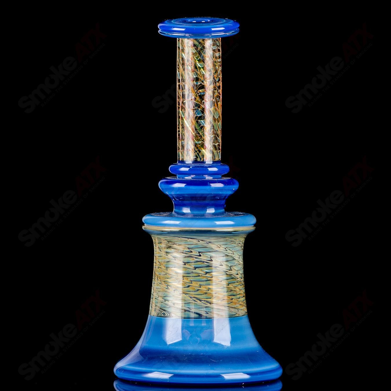 14mm Banger Hanger w Bubble Cap Sonic Seth Jones - Smoke ATX