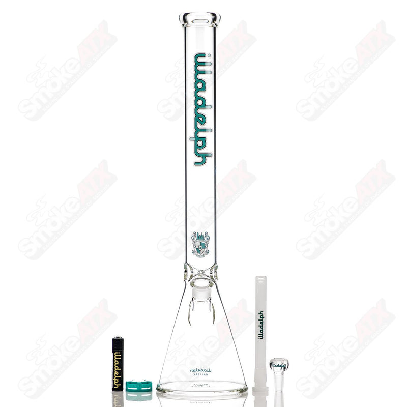 21" 5mm (Teal) Tall Beaker Illadelph - Smoke ATX