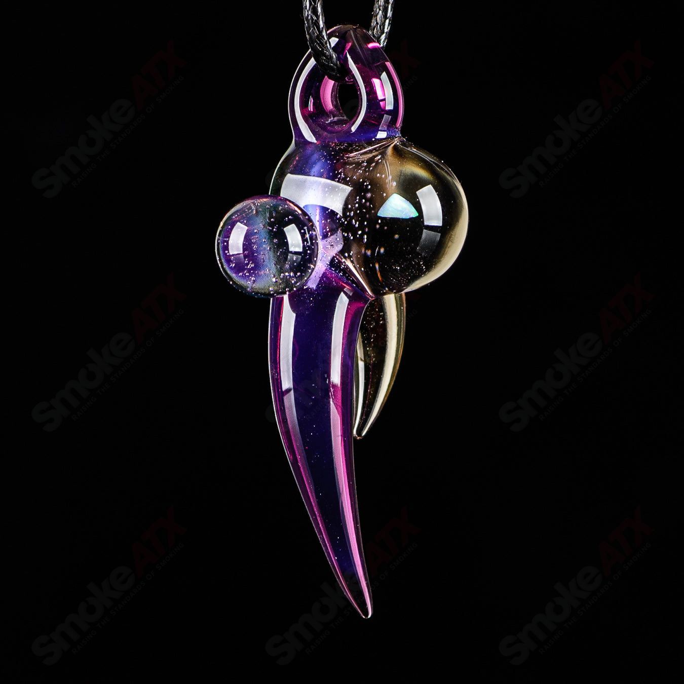 #2 Amulet Pendant Dosh Glass - Smoke ATX