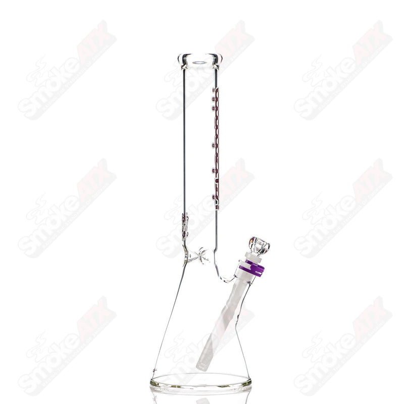 17" 5mm (Purple) Short Beaker Illadelph - Smoke ATX