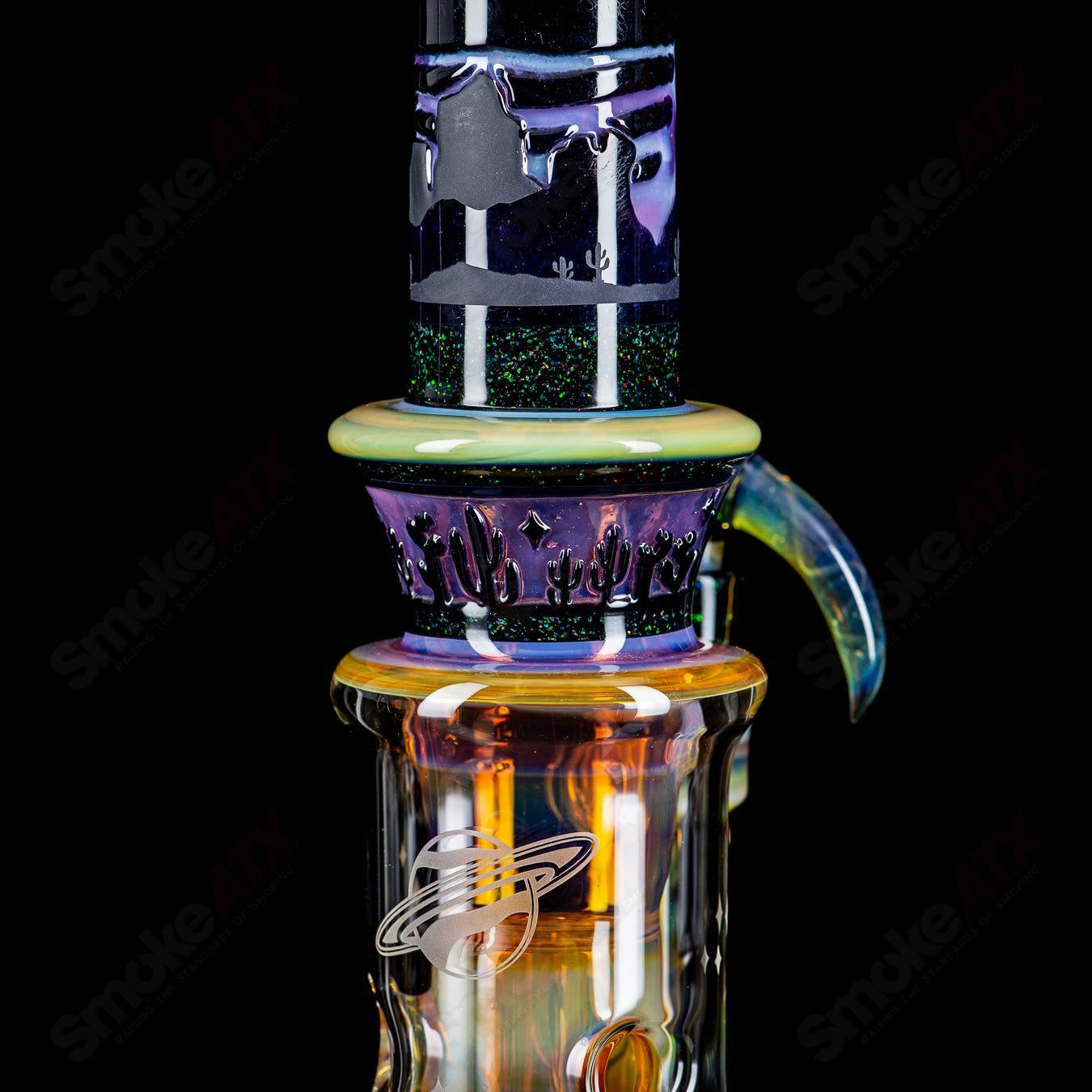 Fab In-Cycler Tube by Subliminal Glass - Smoke ATX 