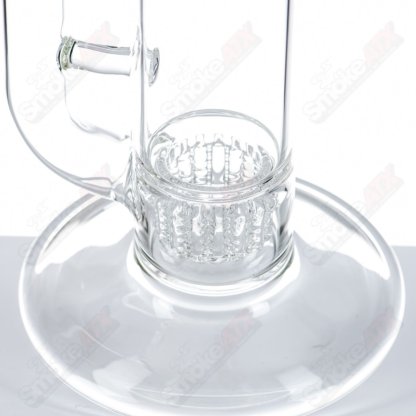 60mm Bent Neck Tube w/ Apocoline Perc Dirty Rico - Smoke ATX 