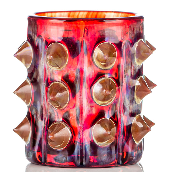 Cactus Whiskey Glass (Red) Unparalleled Glass - Smoke ATX