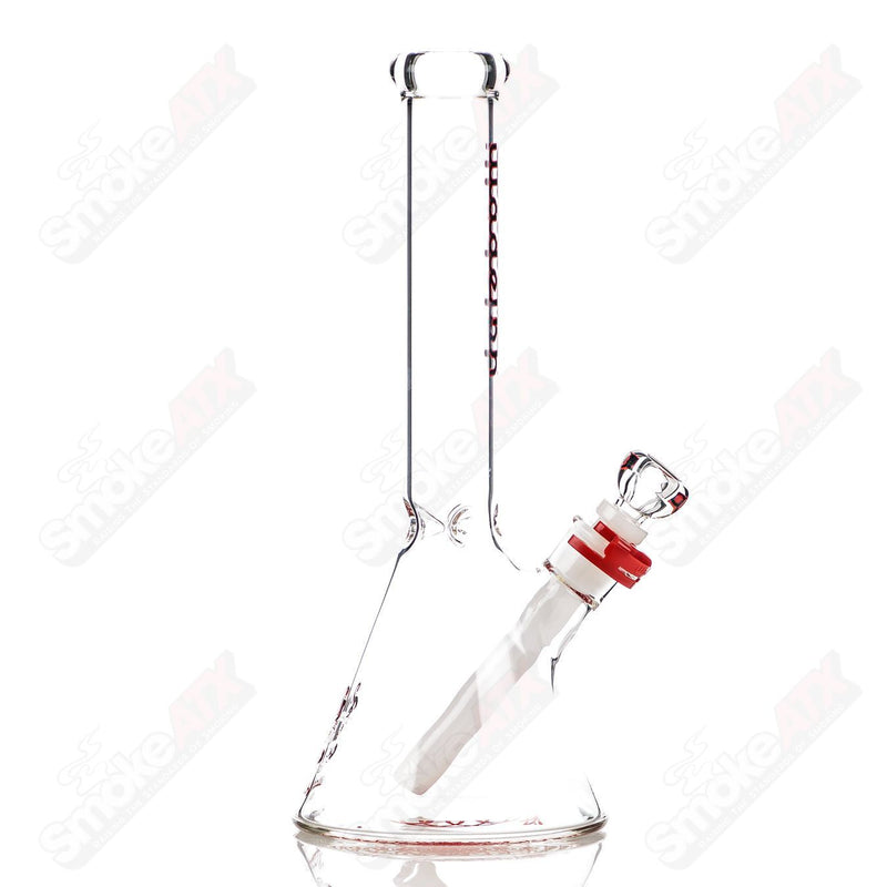 12" 5mm (Black/Red) Mini Beaker Illadelph - Smoke ATX