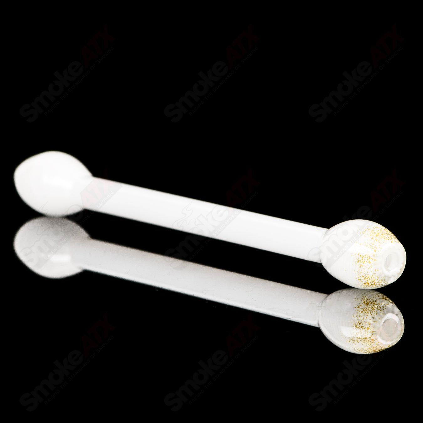 Bangin Mug w/ Gold Ruby Accent Bottom + Q - Tip Straw Surf Rat Glass - Smoke ATX