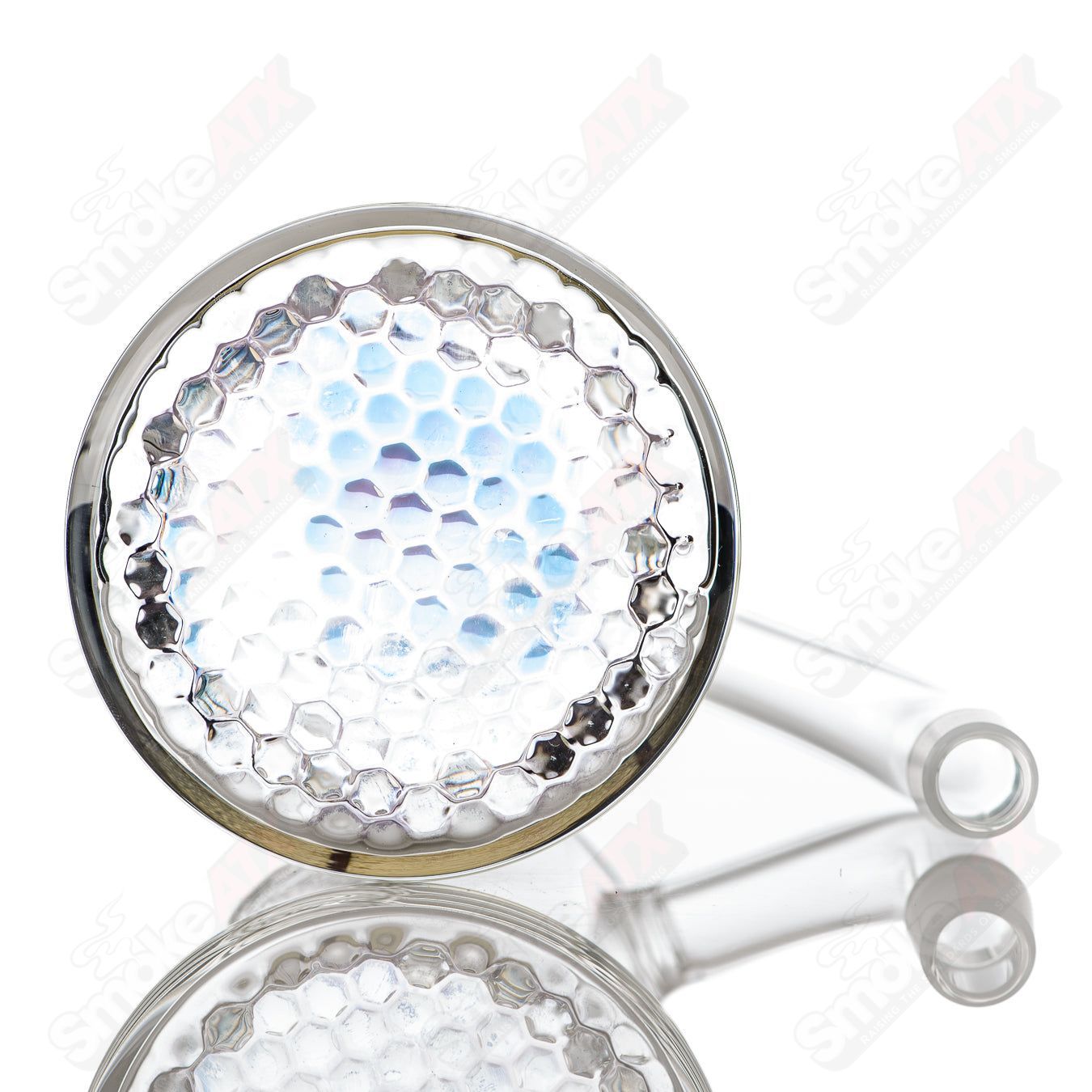 Bangin Mug w/ Gold Ruby Accent Bottom + Q - Tip Straw Surf Rat Glass - Smoke ATX