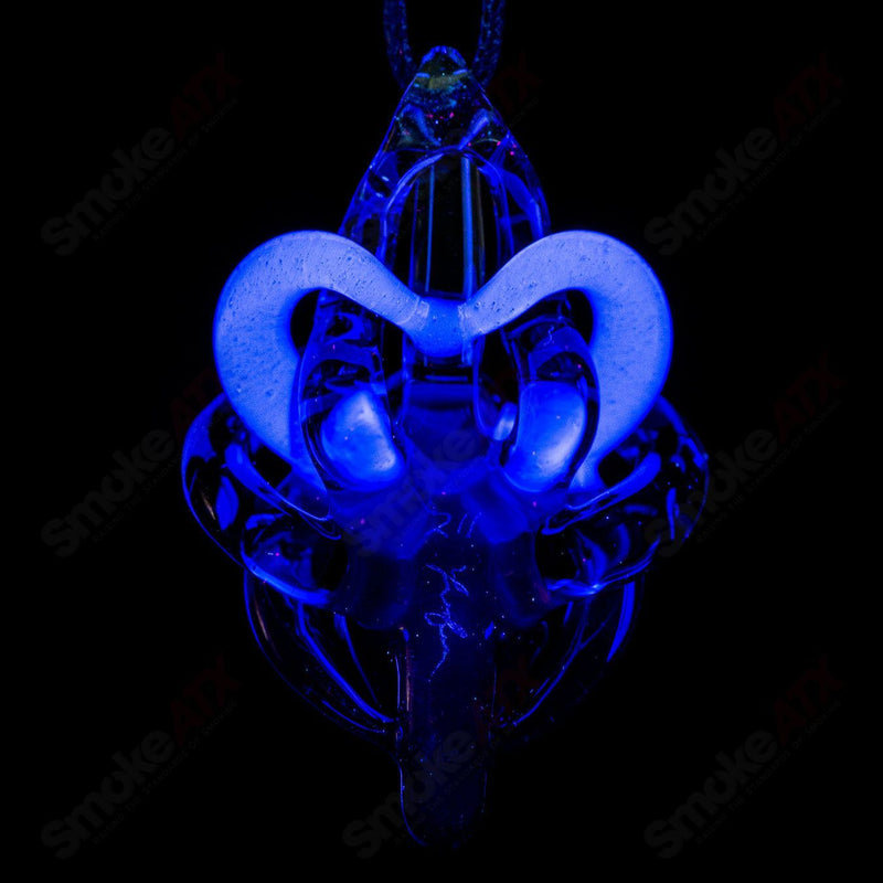 Lace Face Warrior Goddess Pendant (