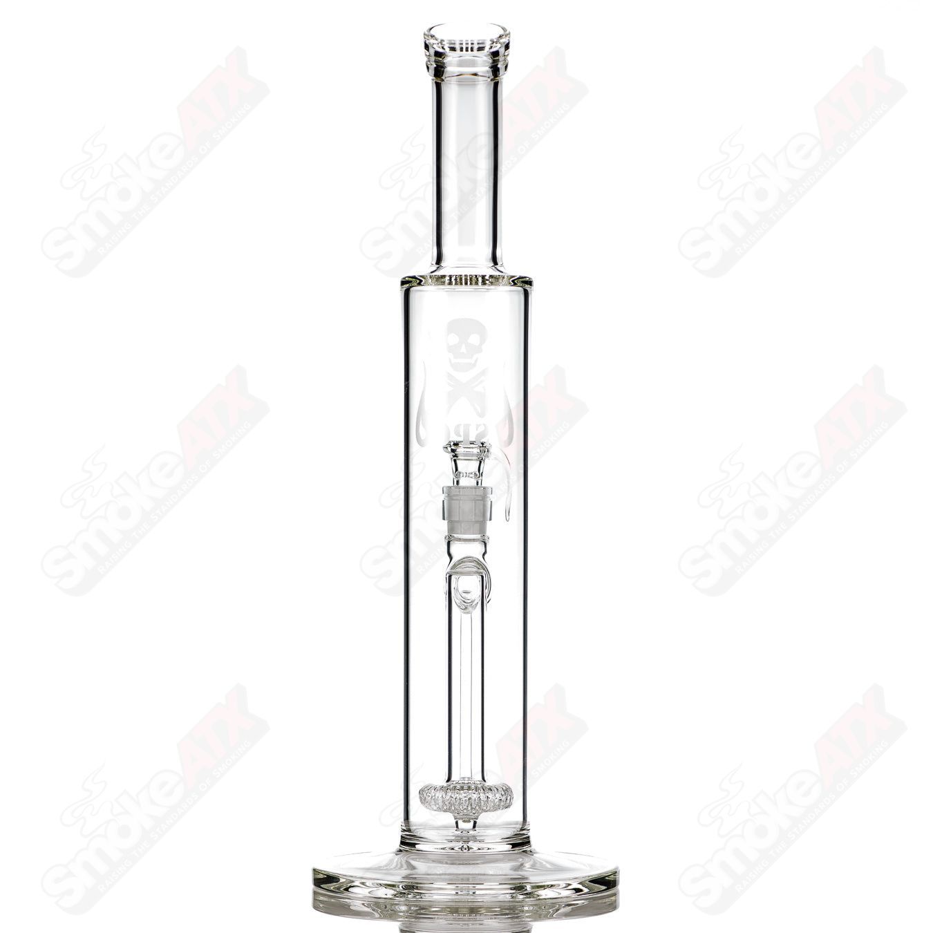 15in Clear Bent Neck Cutlass SPG - Smoke ATX