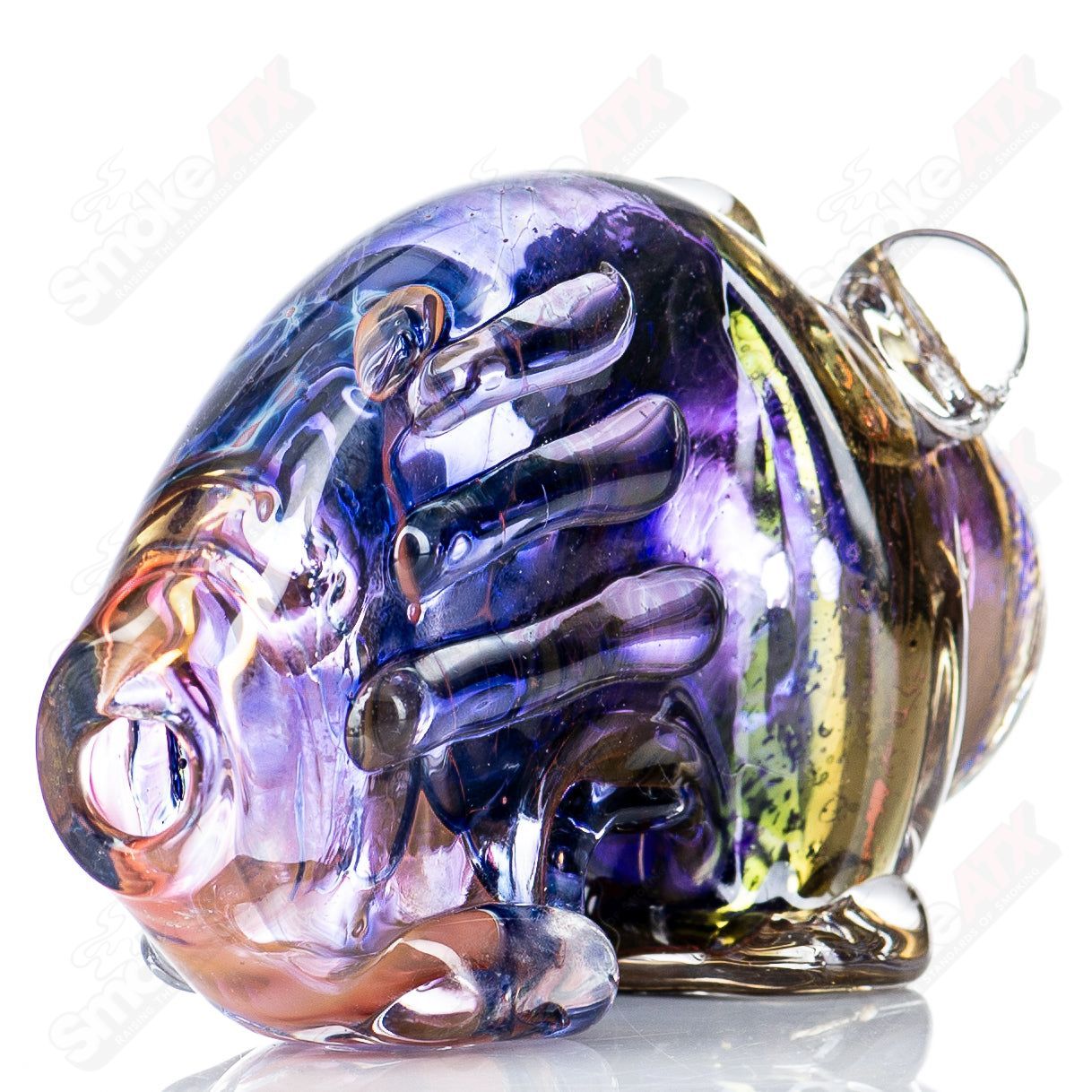 Bear Totem Pipe Glass by Nobody - Smoke ATX