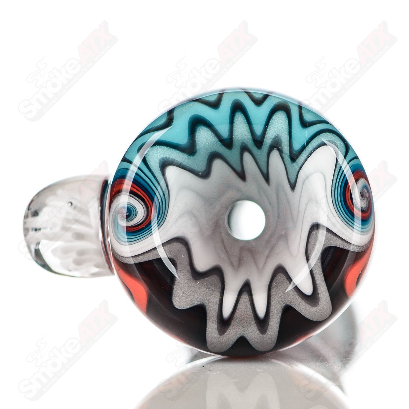 #14 Wig Wag Chillum Katy Wright Glass - Smoke ATX