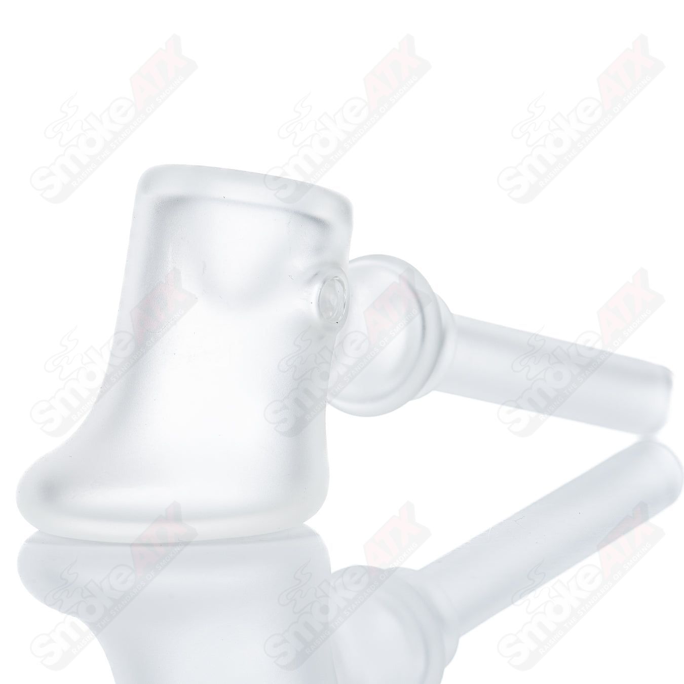 Blasted Squatt Hammer by Kirkland Glassworks - Smoke ATX 