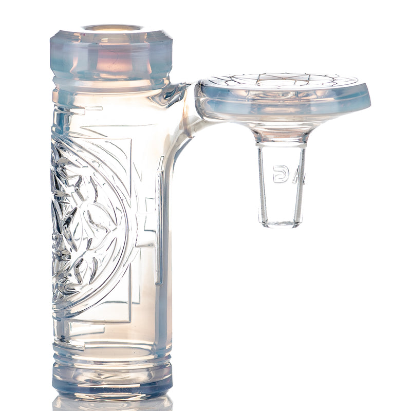 Fumed Merkaba Flower Dry Catcher Avant-Garde Glass - Smoke ATX