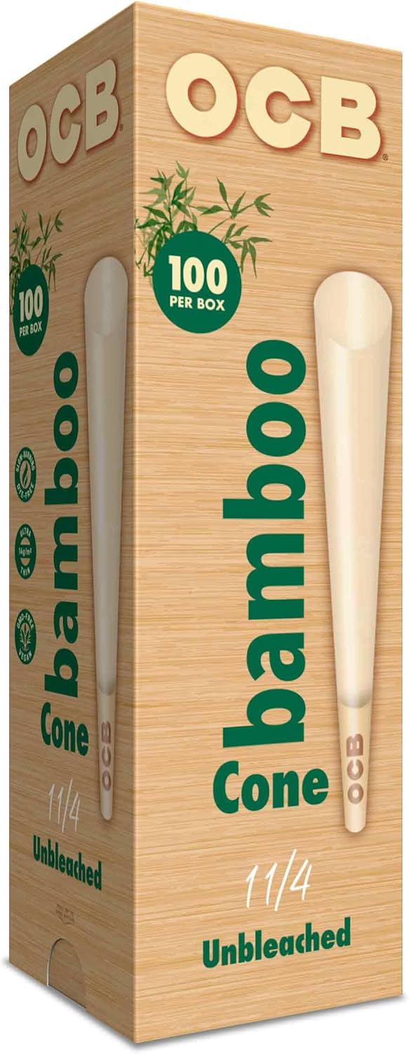 100pk Bamboo 1 1/4 Cones OCB