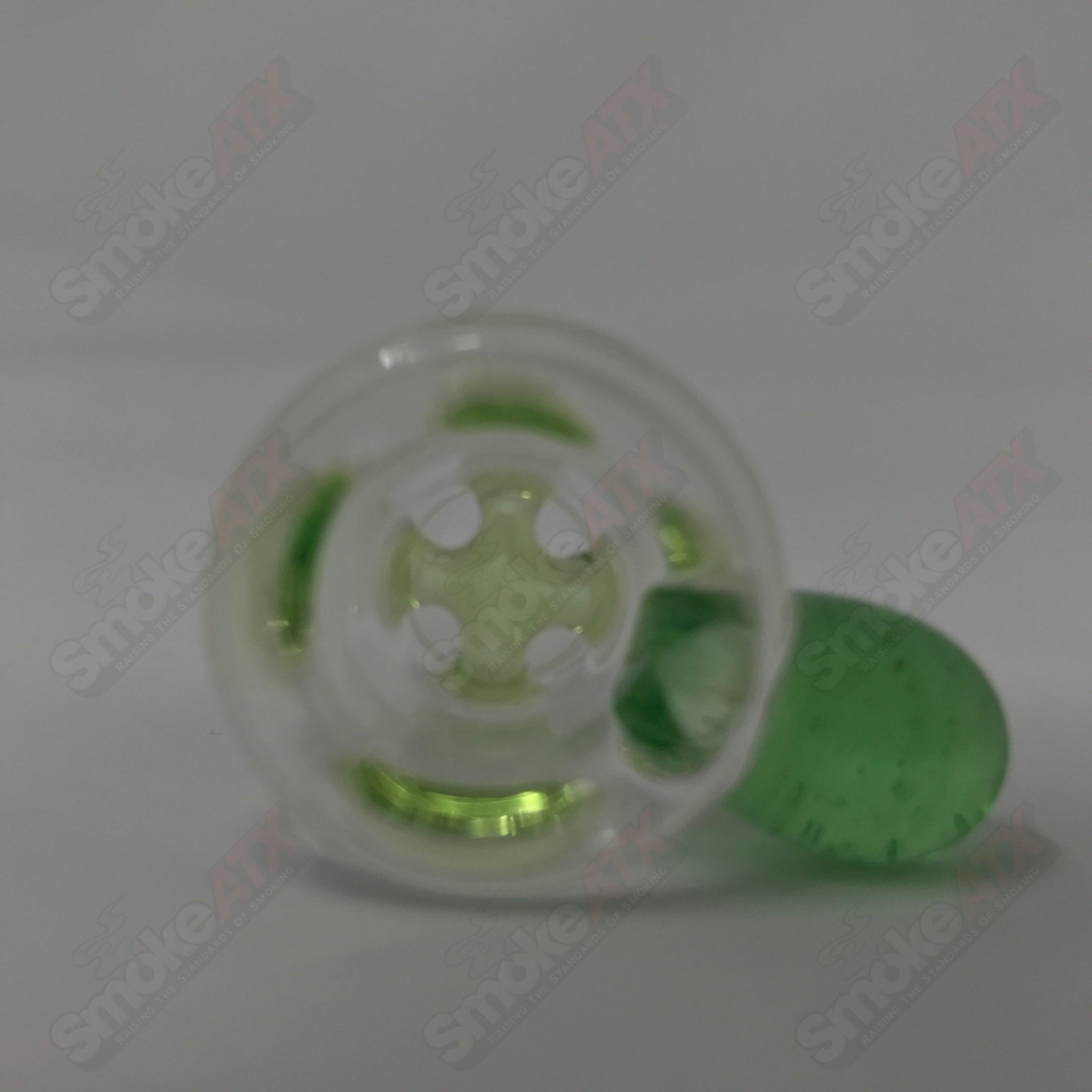 Black T Glass 18mm Partial Accent Slide 3 - Smoke ATX