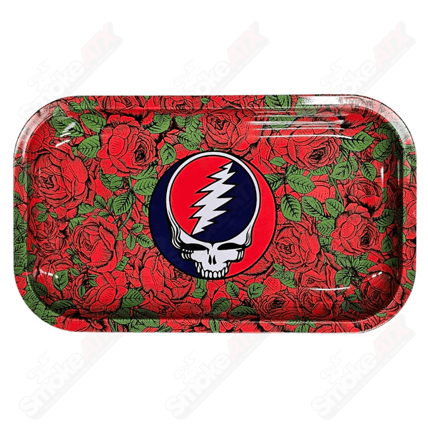 Blazy Susan Rolling Tray Step & Repeat - Smoke ATX